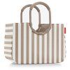 Reisenthel Loopshopper L Summerstripes coffee – nákupní taška, produktový pohled 4