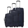 Travelite Bolonia Wheeled Duffle S,M,L Navy – sada cestovních kufrů, celkový pohled