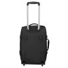 Travelite Bolonia Wheeled Duffle S Black – cestovní taška na kolečkách, pohled zezadu