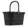 Reisenthel Carrybag XS Boucle Black – nákupní košík, produktový pohled 4