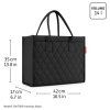 Reisenthel Daily Shopper Summerstripes Black – nákupní taška, produktový pohled 6