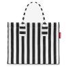 Reisenthel Daily Shopper Summerstripes Black – nákupní taška, celkový pohled