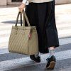 Reisenthel Daily Shopper Rhombus Olive – nákupní taška, fotografie v prostředí 3
