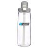nalgene straw bottle clear w gray cap sustain nalgene 5566 0224 01
