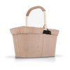 Reisenthel Carrybag Cover Twist coffee – nákupní košík, produktový pohled 4