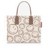 Reisenthel Daily Shopper Smiley Teddy Chocolate – nákupní taška, celkový pohled