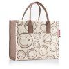 Reisenthel Daily Shopper Smiley Teddy Chocolate – nákupní taška, produktový pohled 4