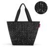 Reisenthel Shopper M Boucle Black – nákupní taška, celkový pohled