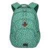 Travelite Basics Backpack Print Green 22l – batoh, celkový pohled