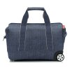 Reisenthel Allrounder Trolley Herringbone Dark Blue – nákupní vozík, celkový pohled