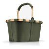 Reisenthel Carrybag Urban forest Gold – nákupní košík, produktový pohled 4