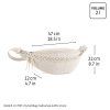 Reisenthel City Beltbag Makramee Puffer Iced Matcha – ledvinka, produktový pohled 10