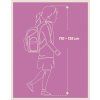 BAAGL 5 SET Ergo Kůň: aktovka, penál, sáček, desky, box – lifestyle fotografie 17