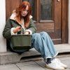 Reisenthel Carrybag XS Cord dark matcha – nákupní košík, fotografie v prostředí 2