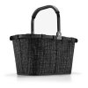 Reisenthel Carrybag Boucle Black – nákupní košík, produktový pohled 4