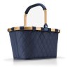 Reisenthel Carrybag Frame Rhombus Midnight Gold – nákupní košík, produktový pohled 4