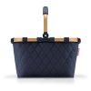 Reisenthel Carrybag Frame Rhombus Midnight Gold – nákupní košík, celkový pohled