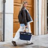Reisenthel Carrybag Frame Rhombus Midnight Gold – nákupní košík, fotografie v prostředí 2