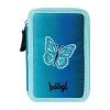 BAAGL Školní penál třípatrový Butterfly GRS – produktová fotografie 3