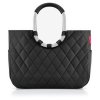 Reisenthel Loopshopper L Rhombus Black – nákupní taška, celkový pohled