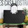 Reisenthel Loopshopper L Rhombus Black – nákupní taška, fotografie v prostředí 3