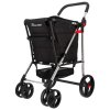 Rolser Basket Polar 4Big s brzdou nakupni vozik na kolkeckach s brzdou cerny