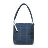 Herschel Cloudform Small Tote Tartan Plaid Black Iris 10L – produktová fotografie