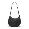 Herschel Yara Quilted Capsule Shoulder Bag Black Tonal Daisy 10L – produktová fotografie
