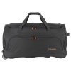 Travelite Basics Fresh Wheeled Duffle Black – cestovní taška na kolečkách, detail zipu