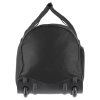 Travelite Basics Fresh Wheeled Duffle Black – cestovní taška na kolečkách, pohled zezadu