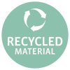 Reisenthel Mini Maxi TravelBag Black – cestovní taška, označení recyklovaného materiálu